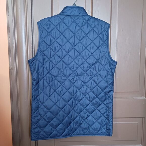 Peter Millar Boy's Essex Navy Blue Quilted Youth Vest size L - Picture 2 of 10